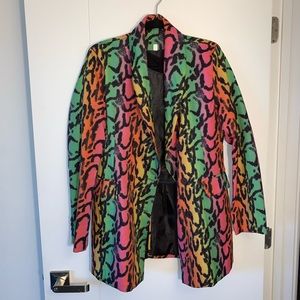 SHEIN print blazer size L